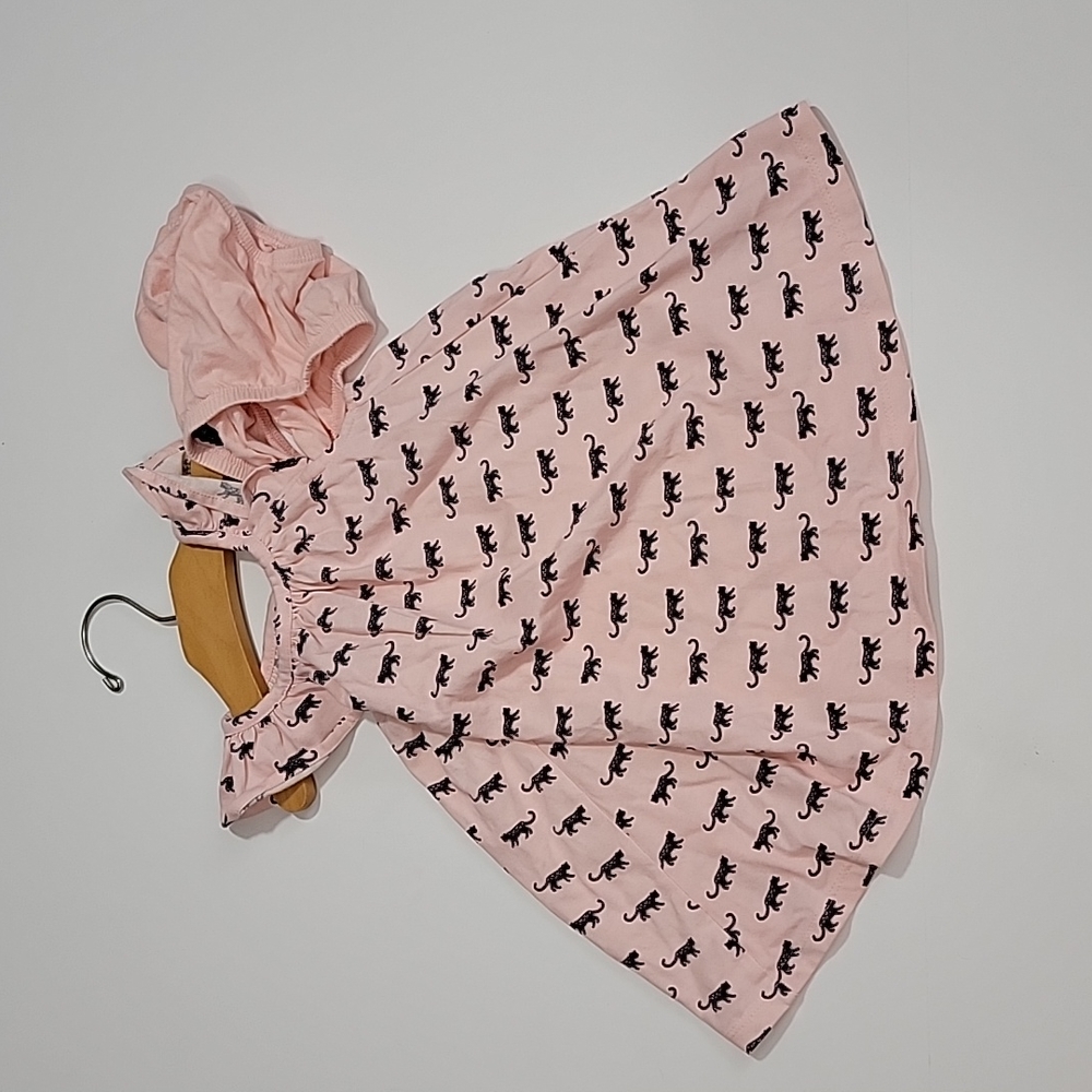 Gap Baby Pink/Leopard Dress with Bloomers